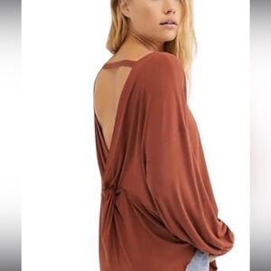 Free People Shimmy Shake Open Back Tunic